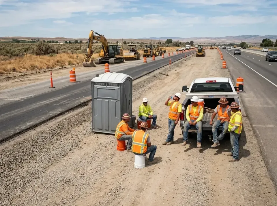 highway-road-construction-crew-007 — frequently asked questions, Porta Potty and Restroom Rentals in Northford, CT